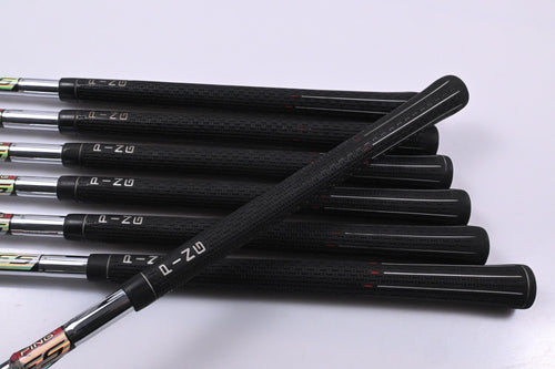 Left Hand Ping G20 Irons / 5-PW+SW / Red Dot / Regular Flex Ping CFS Shafts