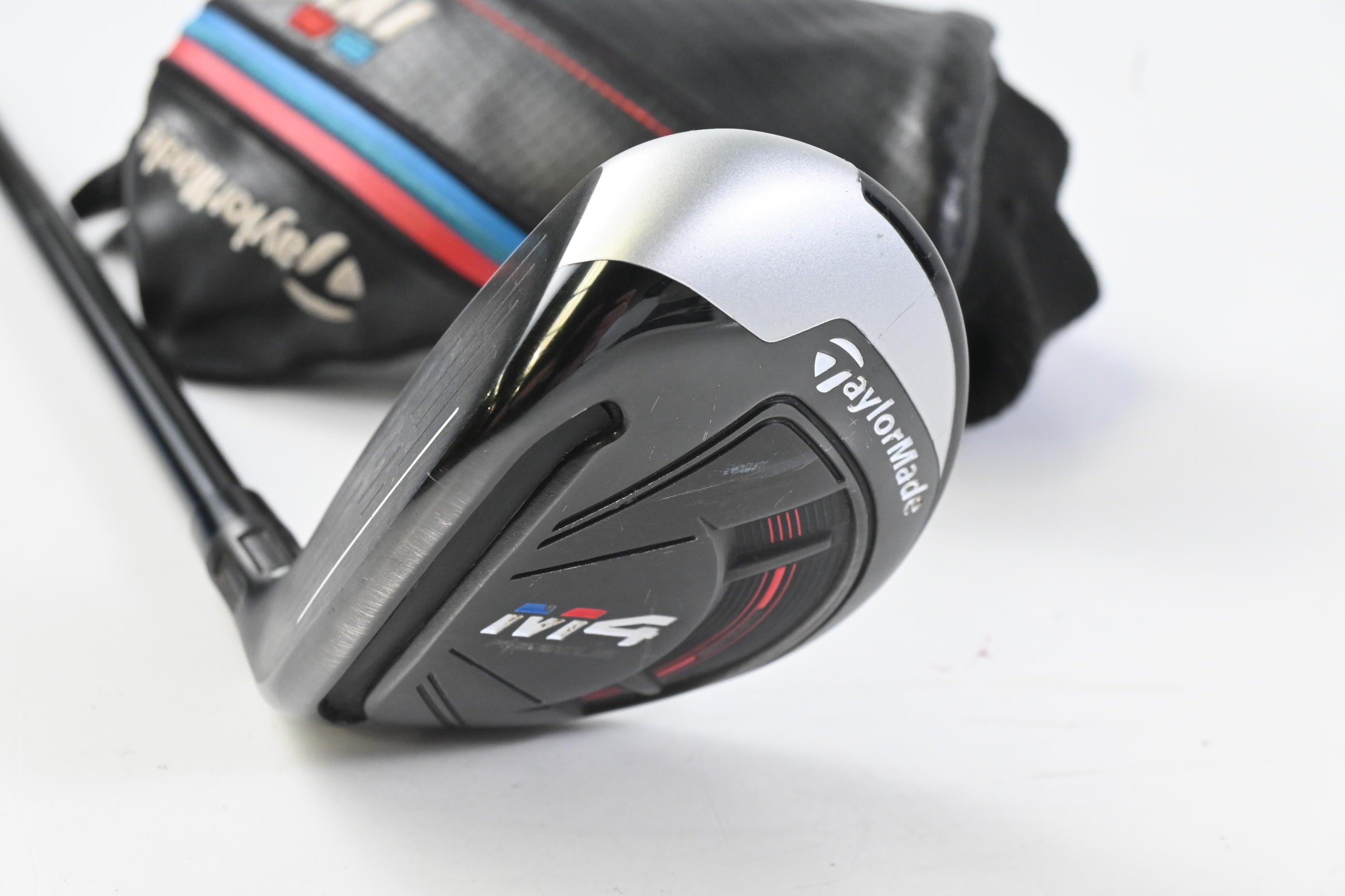Left Hand Taylormade M4 #4 Hybrid / 22 Degree / Stiff Flex