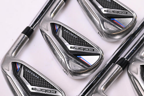 Cobra Aerojet Irons / 5-PW+SW / Stiff Flex KBS $-Taper Lite Shafts