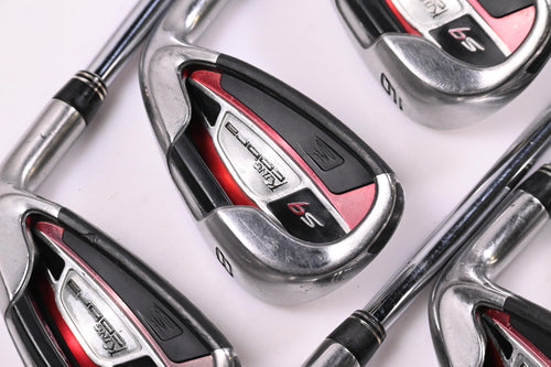 Cobra S9 Irons / 7-PW+GW+SW / Stiff Flex Steel Shafts