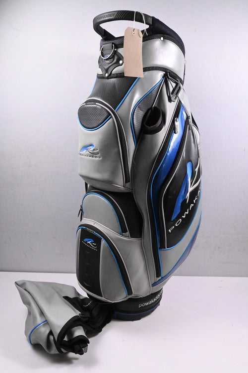 Powakaddy Cart Bag / 14-Way Divider / Grey, Black, Blue