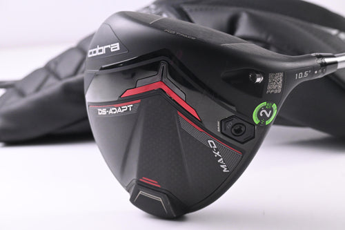 Cobra DS-Adapt MAX-D Driver / 10.5 Degree / Stiff Flex Fujikura Pro Black 60 Shaft