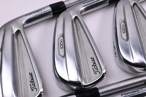 Titleist T100.S 2021 Irons / 4-PW+48° / Stiff Flex KBS Tour C-Taper 120 Shafts