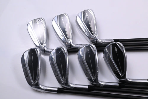 Left Hand Taylormade Qi Irons / 6-PW+GW+SW / Ladies Flex KBS MAX 45