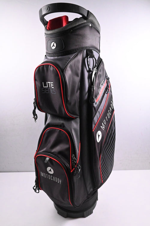 Motocaddy Lite Series Cart Bag / 14-Way Divider / Black, Grey, Red