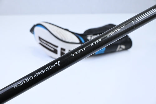 Taylormade SIM2 Ti #3 Wood / 15 Degree / Stiff Flex Tensei AV Raw Blue 65 Shaft