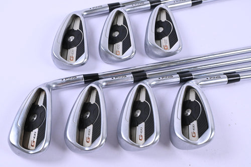 Ping G400 Irons / 4-PW / Black Dot / Regular Flex Ping AWT 2.0 Shafts