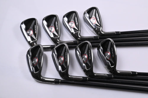 Left Hand Taylormade Burner Irons / 4-PW+SW / Regular Flex Reax 65 Shaft