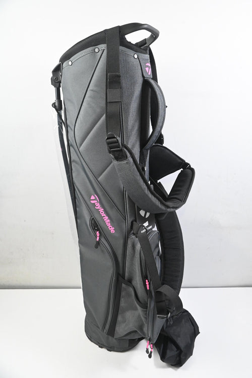 Taylormade Flextech Carry Stand Bag / 3-Way Divider / Grey, Pink