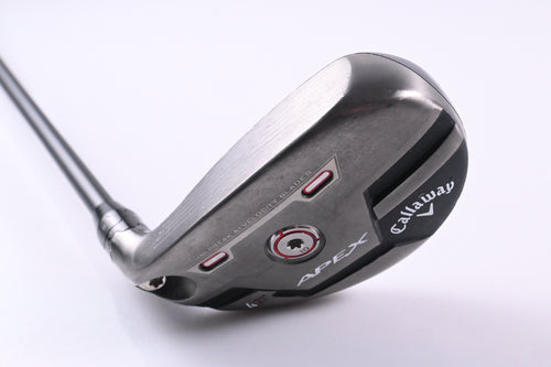 Left Hand Callaway Apex UW #4 Hybrid / 21 Degree / Senior Flex Cypher 2.0 50