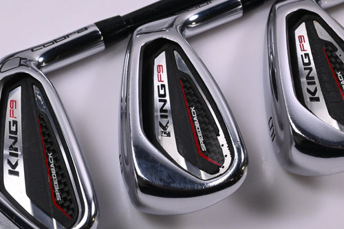 Cobra King F9 Irons / 5-9i / Regular Flex Fujikura Atmos 6 Shafts