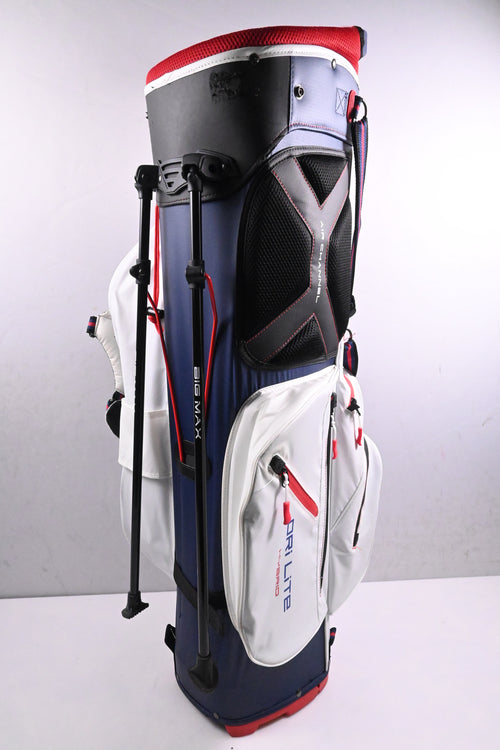 Big Max Dri Lite Hybrid Stand Bag / 14-Way Divider / White, Blue