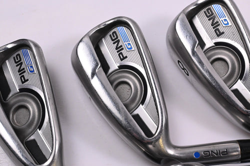 Left Hand Ping G Series Irons / 6-PW+SW / Blue Dot / Senior Flex CFS Distance
