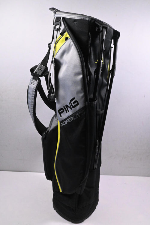 Ping Hoofer Lite Stand Bag / 4-Way Divider / Black, Grey