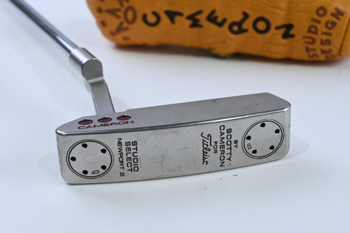 Left Hand Scotty Cameron Studio Select Newport 2 Putter / 35 Inch