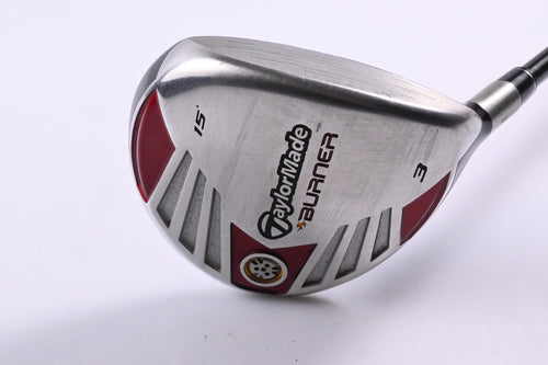 Taylormade Burner 2007 #3 Wood / 15 Degree / Stiff Flex Taylormade Reax 50 Shaft