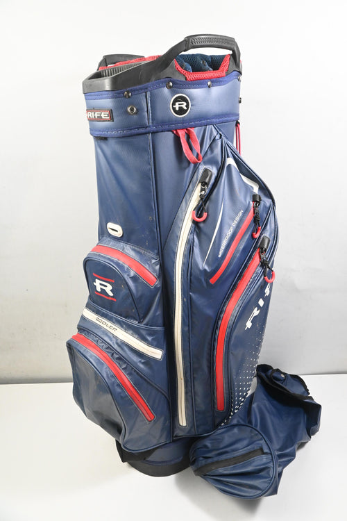 Rife Cart Bag / 15-Way Divider / Navy, Red