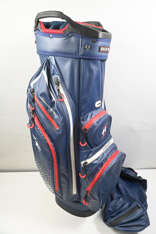 Rife Cart Bag / 15-Way Divider / Navy, Red