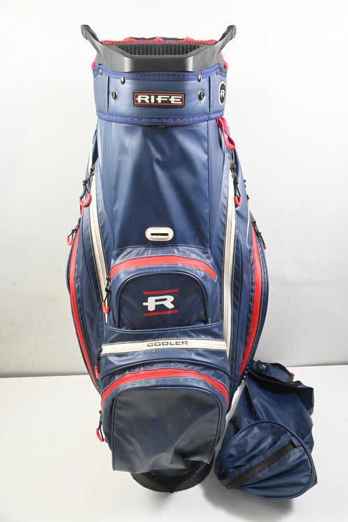 Rife Cart Bag / 15-Way Divider / Navy, Red
