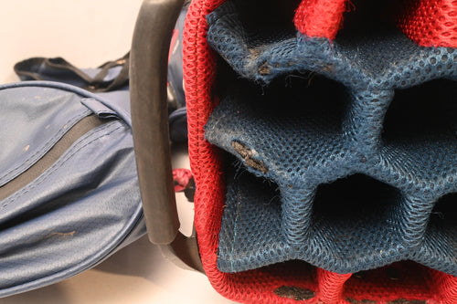 Rife Cart Bag / 15-Way Divider / Navy, Red