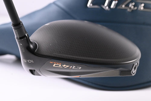 Taylormade Qi4D Max Driver / 10.5 Degree / Regular Flex Reax Blue 50 Shaft