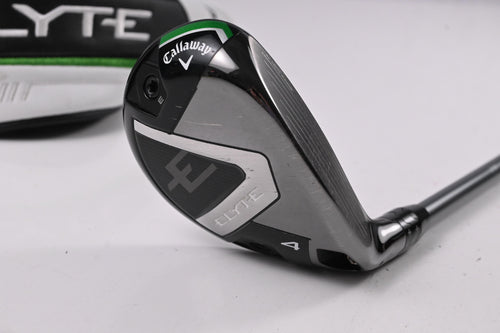 Callaway Elyte #4 Hybrid / 22 Degree / Stiff Flex Denali Charcoal 70 Shaft