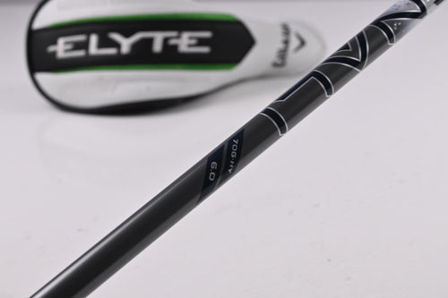 Callaway Elyte #4 Hybrid / 22 Degree / Stiff Flex Denali Charcoal 70 Shaft