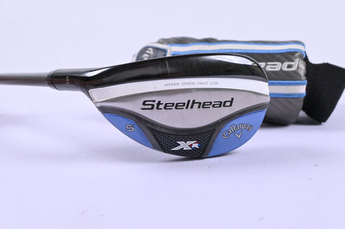 Left Hand Callaway Steelhead XR #5 Hybrid / 25 Degree / Ladies Flex Ozik F15 50