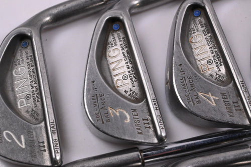 Ping Karsten III Irons / 2-PW+SW / Blue Dot / Stiff Flex Ping ZZ-Lite Shafts