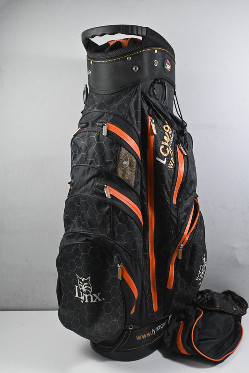 Lynx CCW:95 Cart Bag / 14-Way Divider / Black & Orange