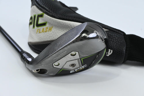 Left Hand Callaway Epic Flash #4 Hybrid / 21 Degree / Stiff Flex Tensei AV White
