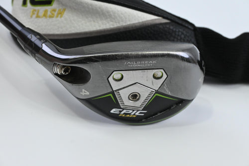 Left Hand Callaway Epic Flash #4 Hybrid / 21 Degree / Stiff Flex Tensei AV White