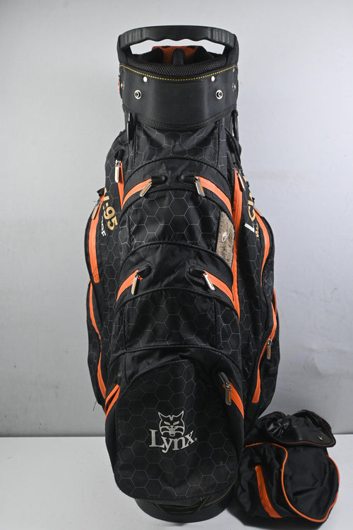 Lynx CCW:95 Cart Bag / 14-Way Divider / Black & Orange