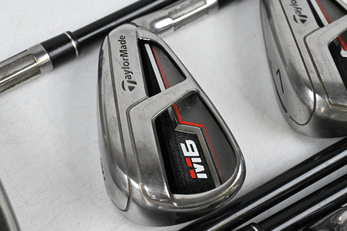 Taylormade M6 Irons / 5-PW+SW / Regular Flex Fujikura Atmos Orange 6 Shafts