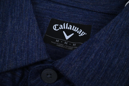 Callaway Long Sleeve Polo / UK Size Medium / Navy