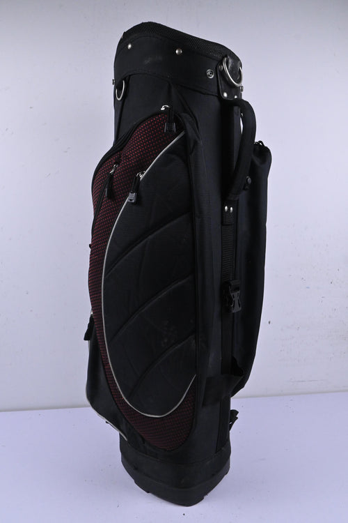 Williams Golf Cart Bag / 13-Way Divider / Black & Red