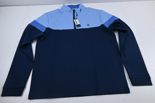 Original Penguin 1/4 Zip Mid Layer / UK Size Medium / Navy
