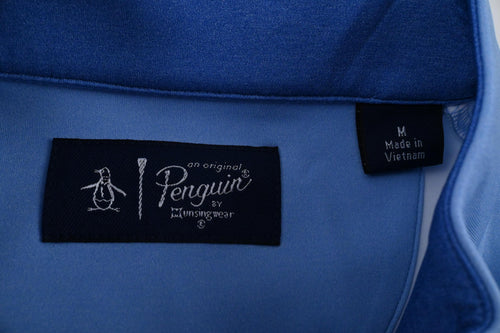Original Penguin 1/4 Zip Mid Layer / UK Size Medium / Navy