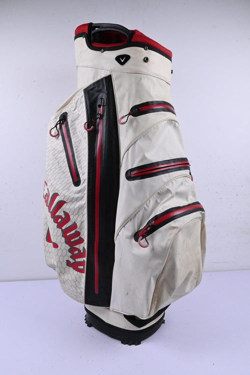 Callaway Cart Bag / 14 Way-Divider / White, Black & Red