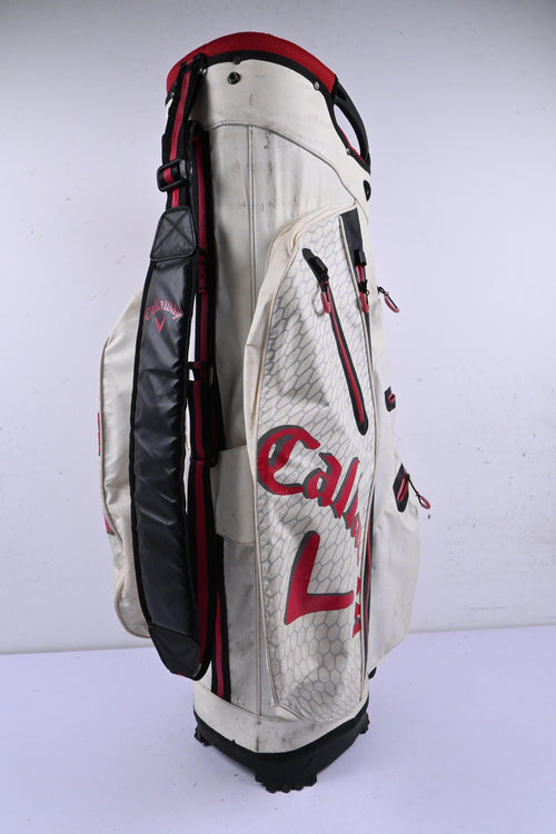 Callaway Cart Bag / 14 Way-Divider / White, Black & Red
