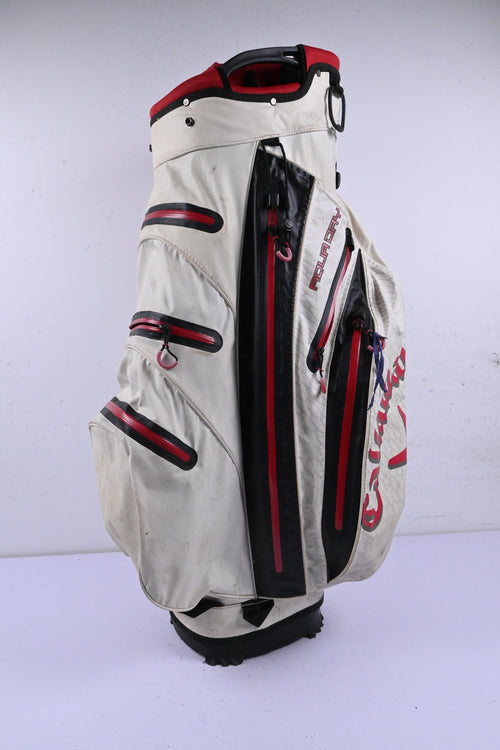 Callaway Cart Bag / 14 Way-Divider / White, Black & Red