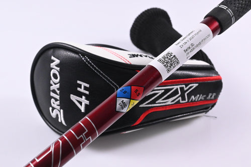 Left Hand Srixon ZX Mk II 2023 #4 Hybrid / 22 Degree / Regular Flex HZRDUS Smoke RDX 70
