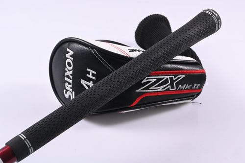 Left Hand Srixon ZX Mk II 2023 #4 Hybrid / 22 Degree / Regular Flex HZRDUS Smoke RDX 70