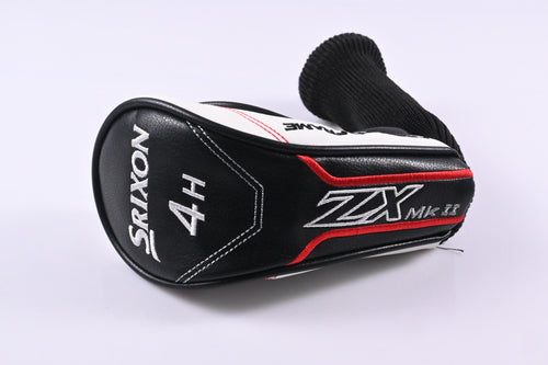 Left Hand Srixon ZX Mk II 2023 #4 Hybrid / 22 Degree / Regular Flex HZRDUS Smoke RDX 70