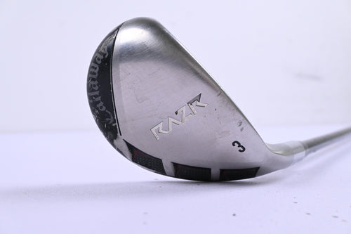 Callaway RAZR X #3 Hybrid / 21 Degree / Stiff Flex Callaway H60 Shaft