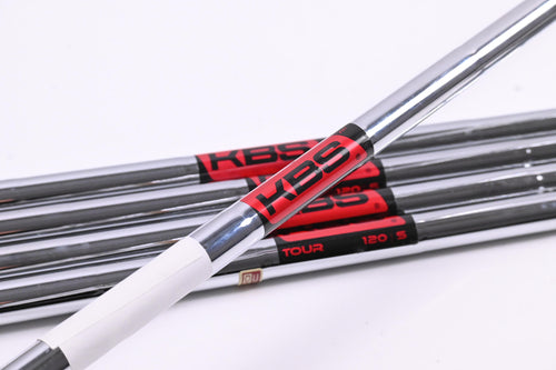 KBS Tour 120 Iron Shafts / Stiff Flex / Set of 5 / .355" Tip