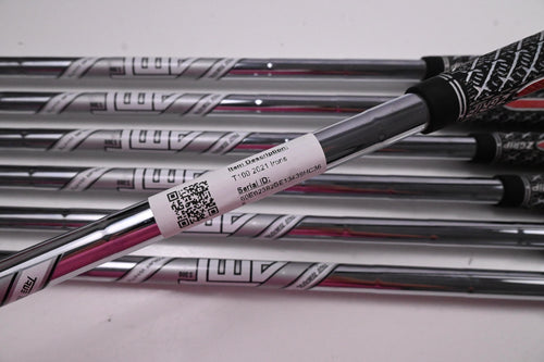 Titleist T100 2021 Irons / 4-PW / Stiff Flex AMT Tour White S300 Shafts
