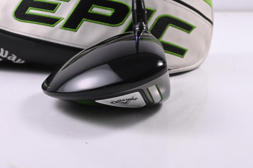 Callaway Epic Max LS Driver / 9 Degree / Stiff Flex HZRDUS Smoke Green 60 PVD