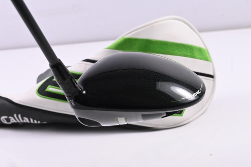 Callaway Epic Max LS Driver / 9 Degree / Stiff Flex HZRDUS Smoke Green iM10 60