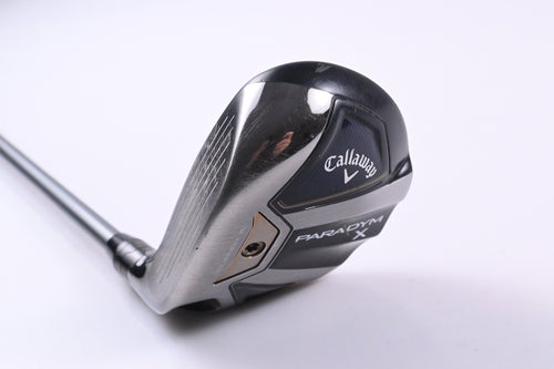 Left Hand Callaway Paradym X #3 Hybrid / 18 Degree / Regular Flex HZRDUS Silver